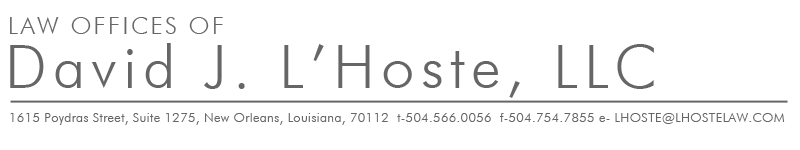 Law Offices of David J. L'Hoste, LLC