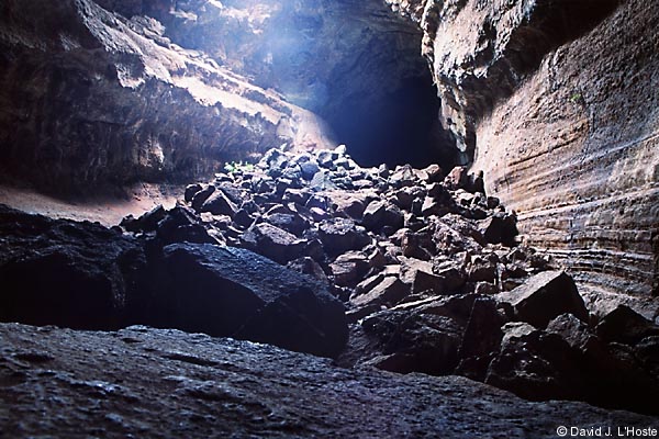 ECUADOR 2001 -- Lava Tube -- by David J. L'Hoste