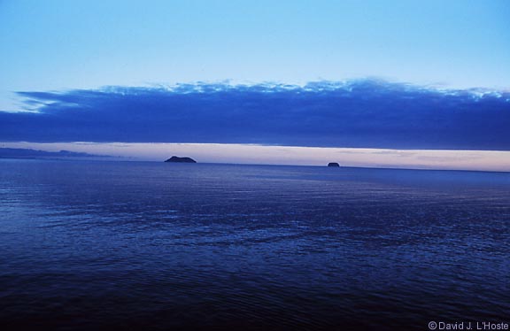 ECUADOR 2001 -- Dawn on Ibataca Canal --  by David J. L'Hoste