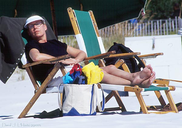 Chillin' on Sunday morning. 25 October 1999, Destin, Fl, by David J. L'Hoste